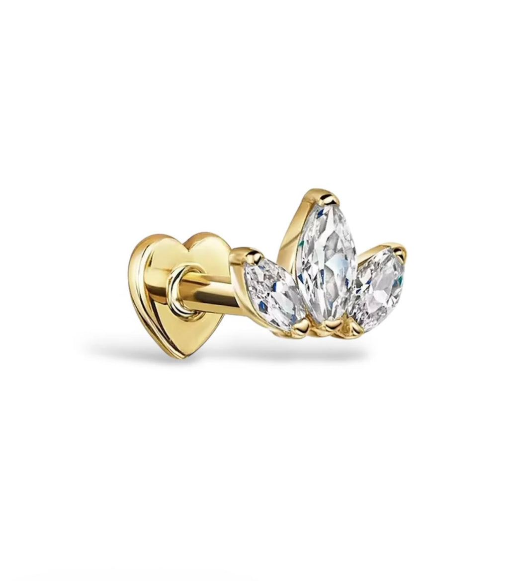 Kronen Piercing
