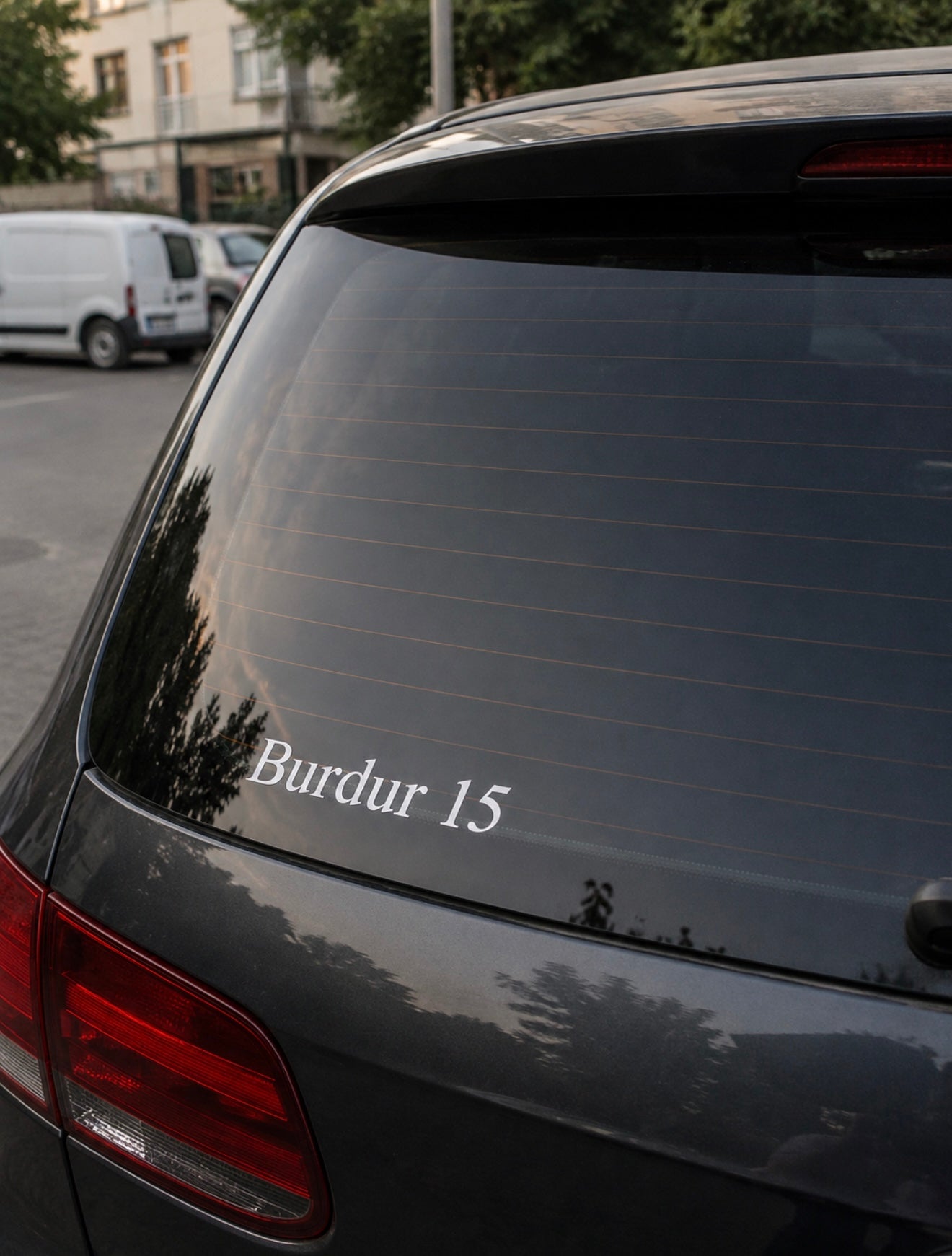 Personalisierter Autoaufkleber