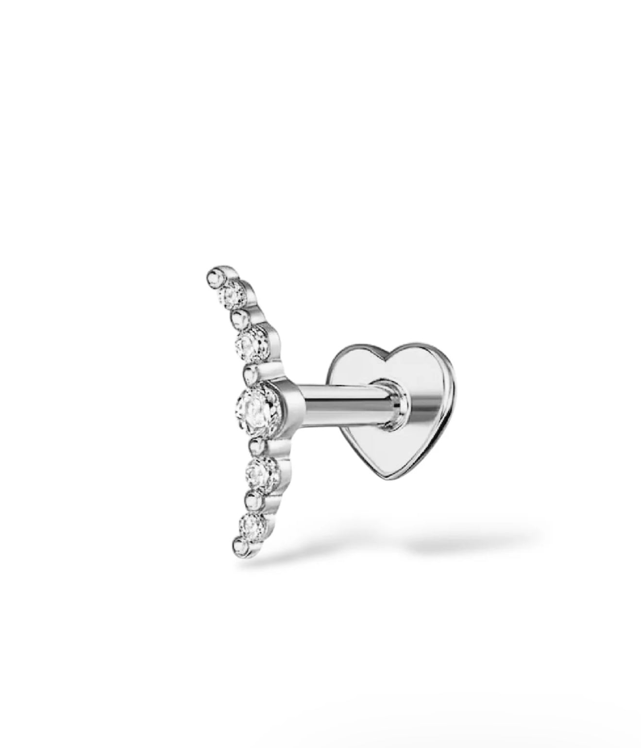 Funkelndes Bogen Piercing
