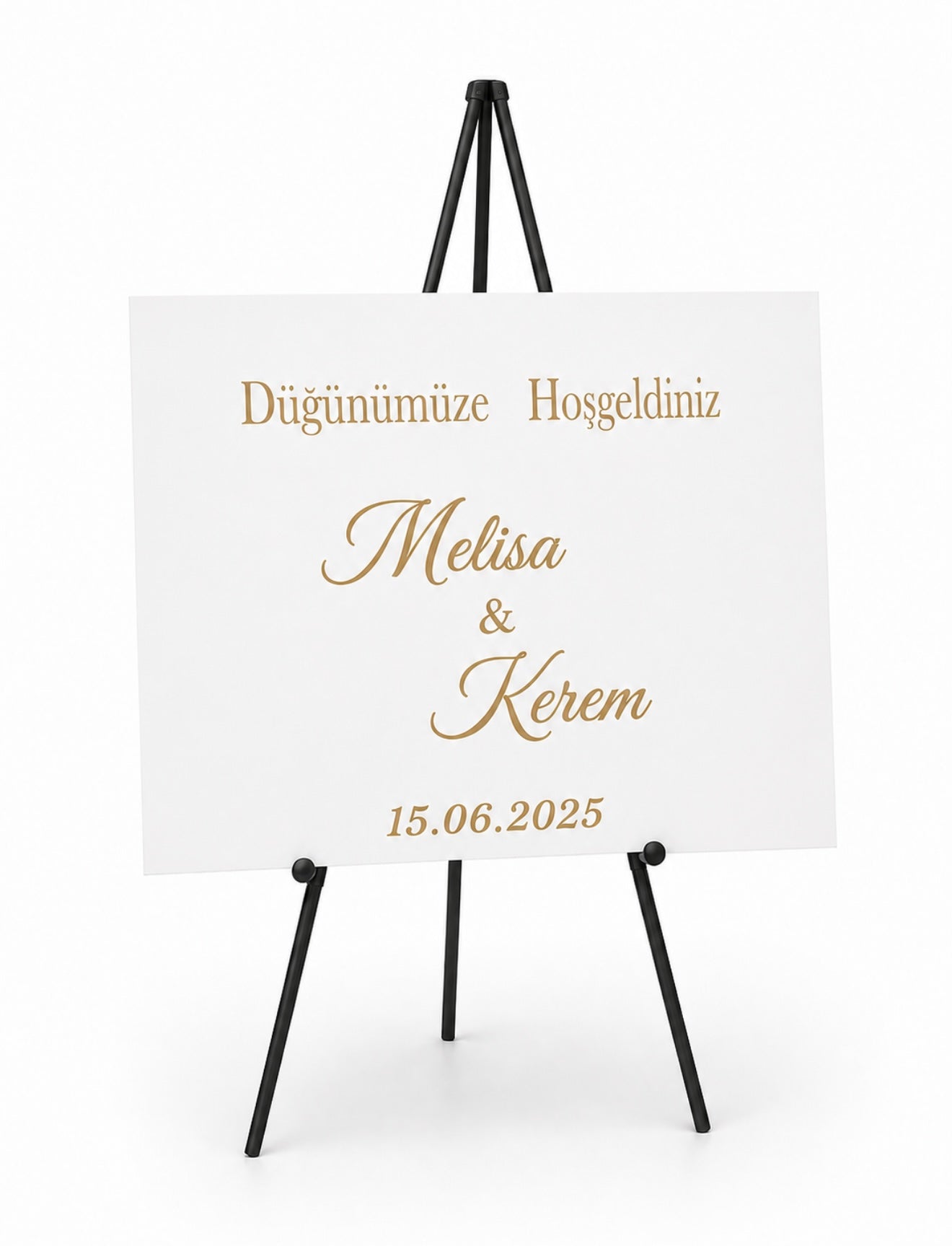 Personalisiertes Willkommensschild